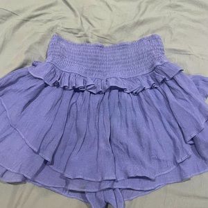 purple skort